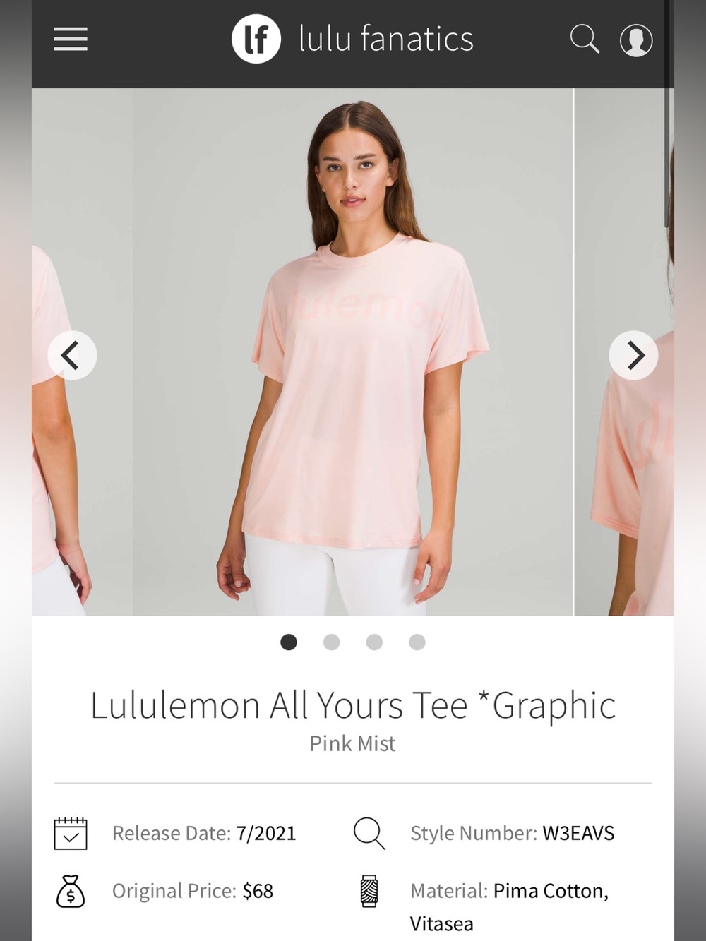 Lululemon All Yours Graphic Tee